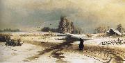 unknow artist The Thaw Germany oil painting artist